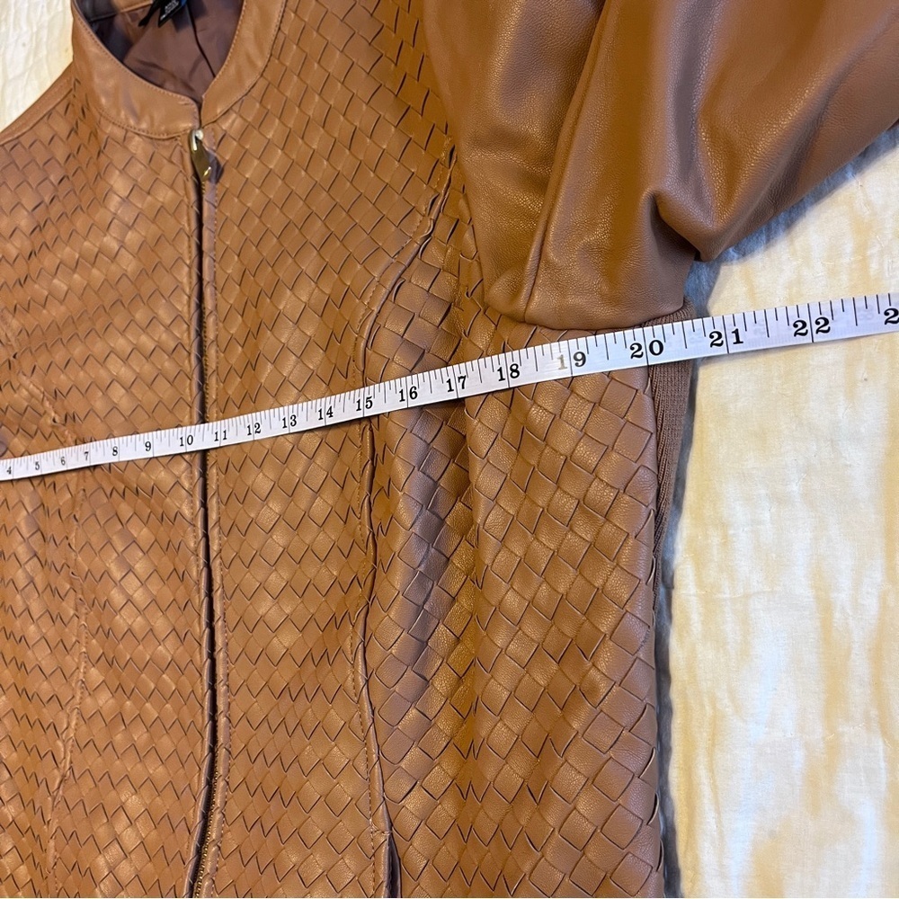 Colleen Lopez, Vegan Leather Jacket View 3